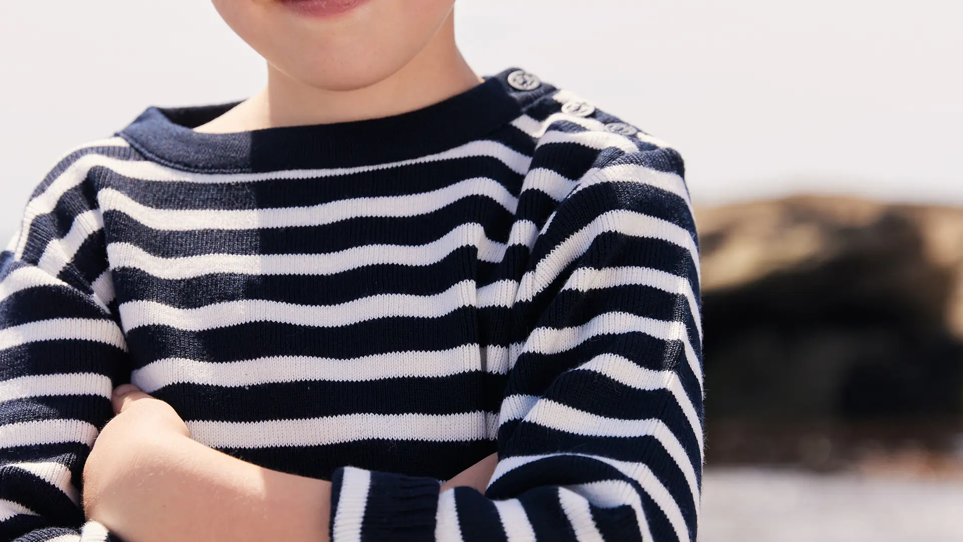 Armor Lux, shooting campagne collection enfants été 2023 - Fouesnant, Bretagne - Studio