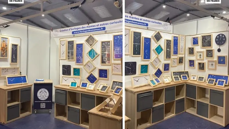 Les pieds dans l'eau-horloge des marées-Saint-Sulliac