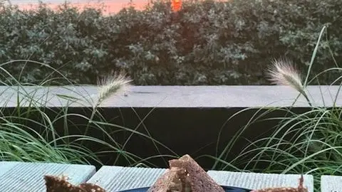 Crêperie au tas de sable crêpe vue plage