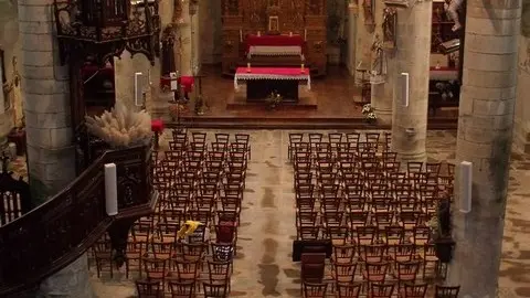 Eglise St Emilion intérieur G.Leroi
