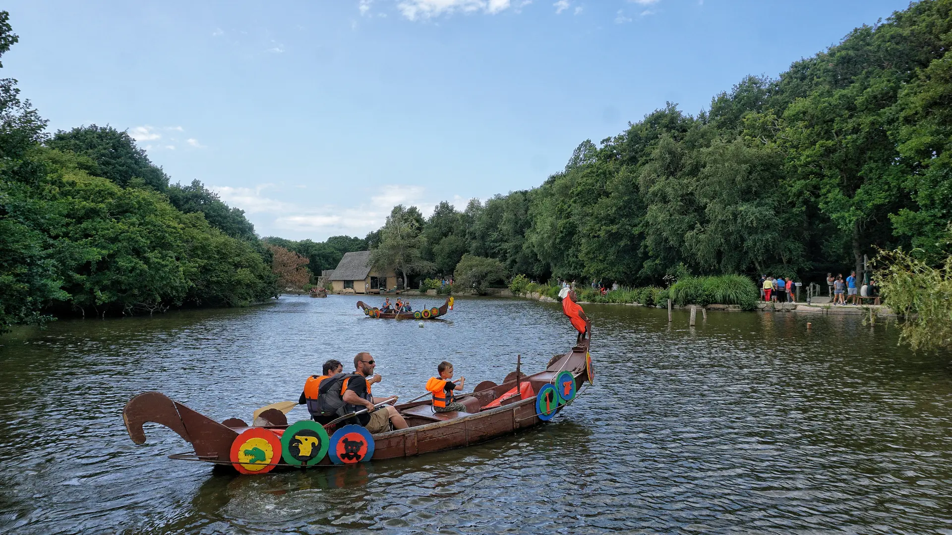 Embarcation sur le lac