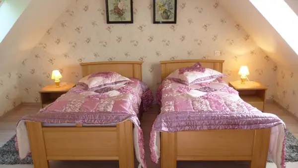 Chambres lits simples