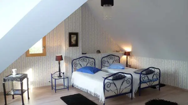 Chambre lits simples