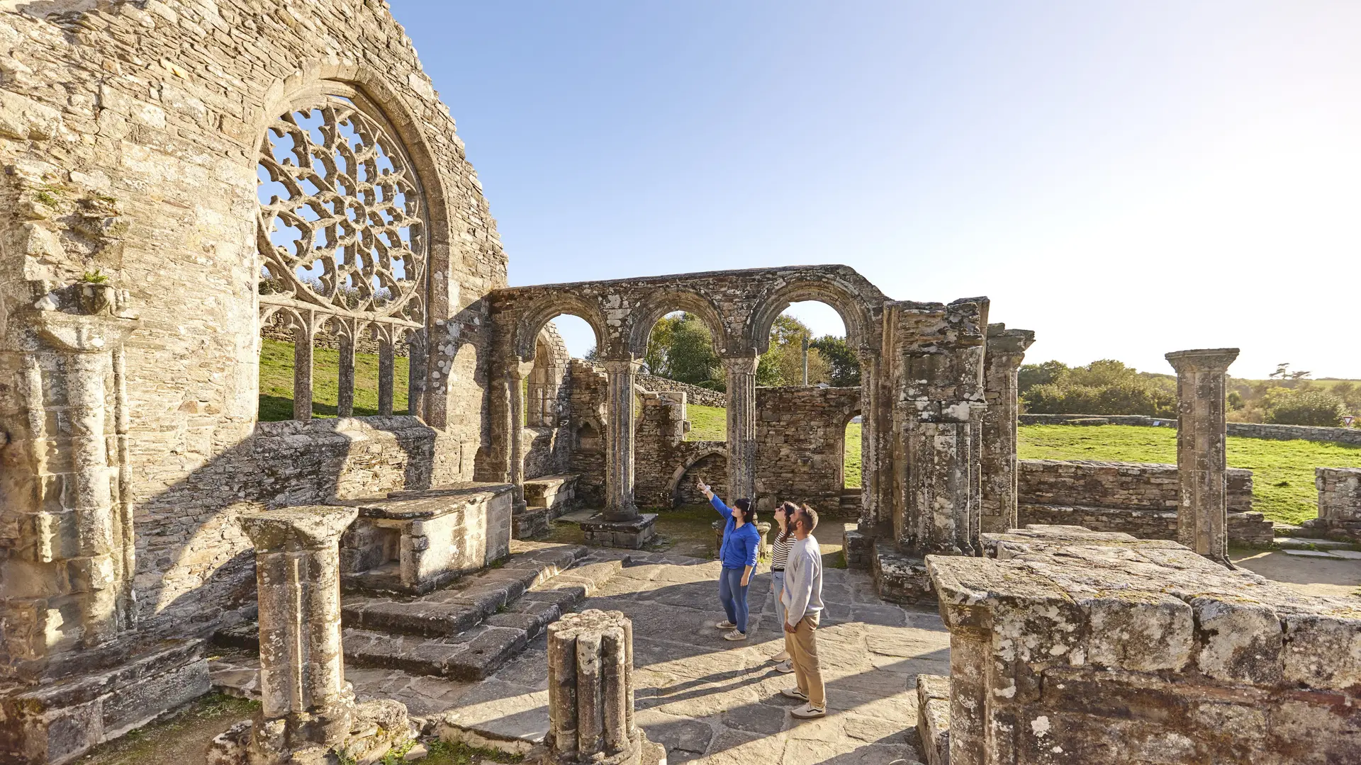 Les ruines de Languidou à Plovan en Pays Bigouden
