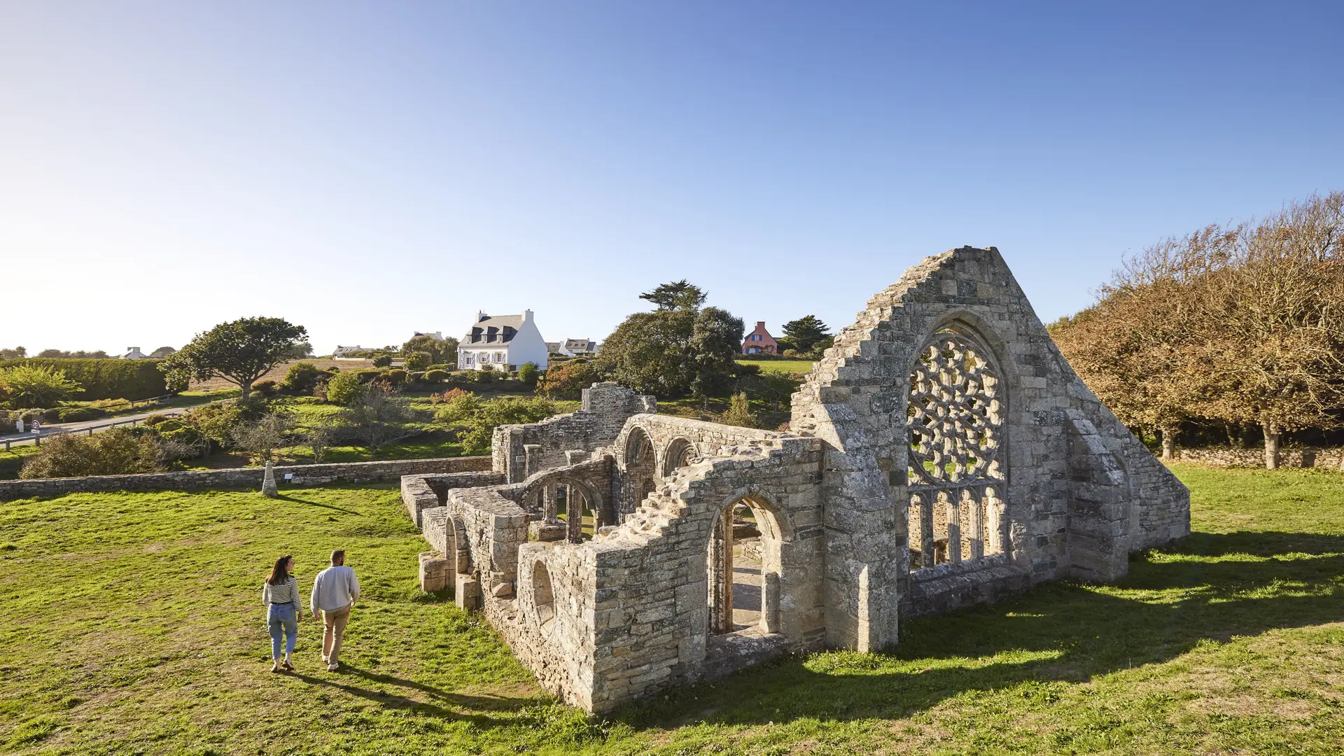 Les ruines de Languidou à Plovan en Pays Bigouden
