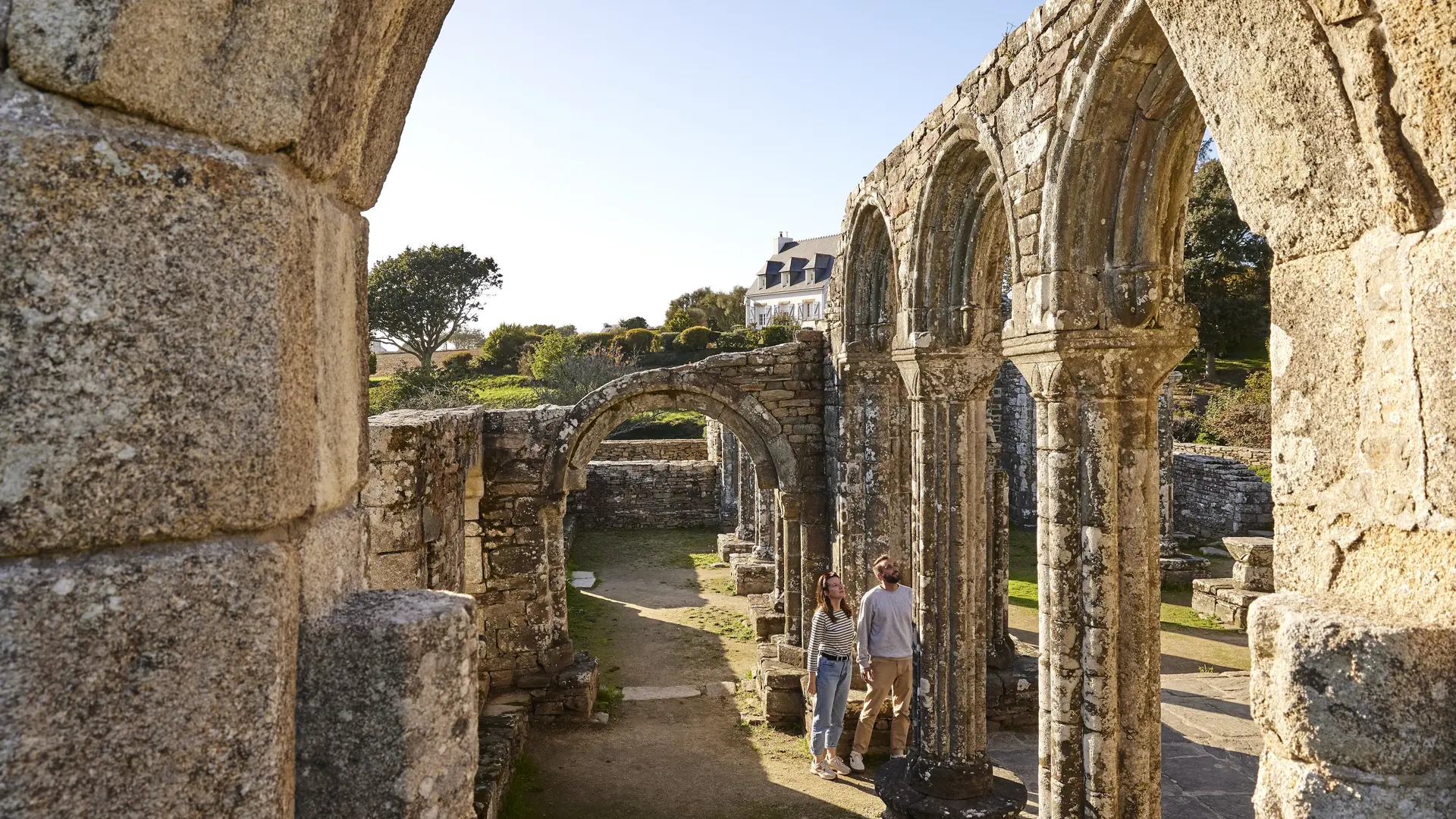 Les ruines de Languidou à Plovan en Pays Bigouden