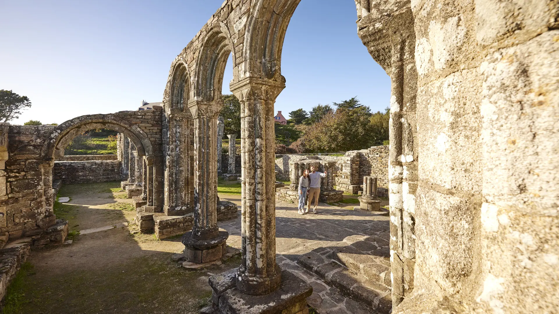 Les ruines de Languidou à Plovan en Pays Bigouden