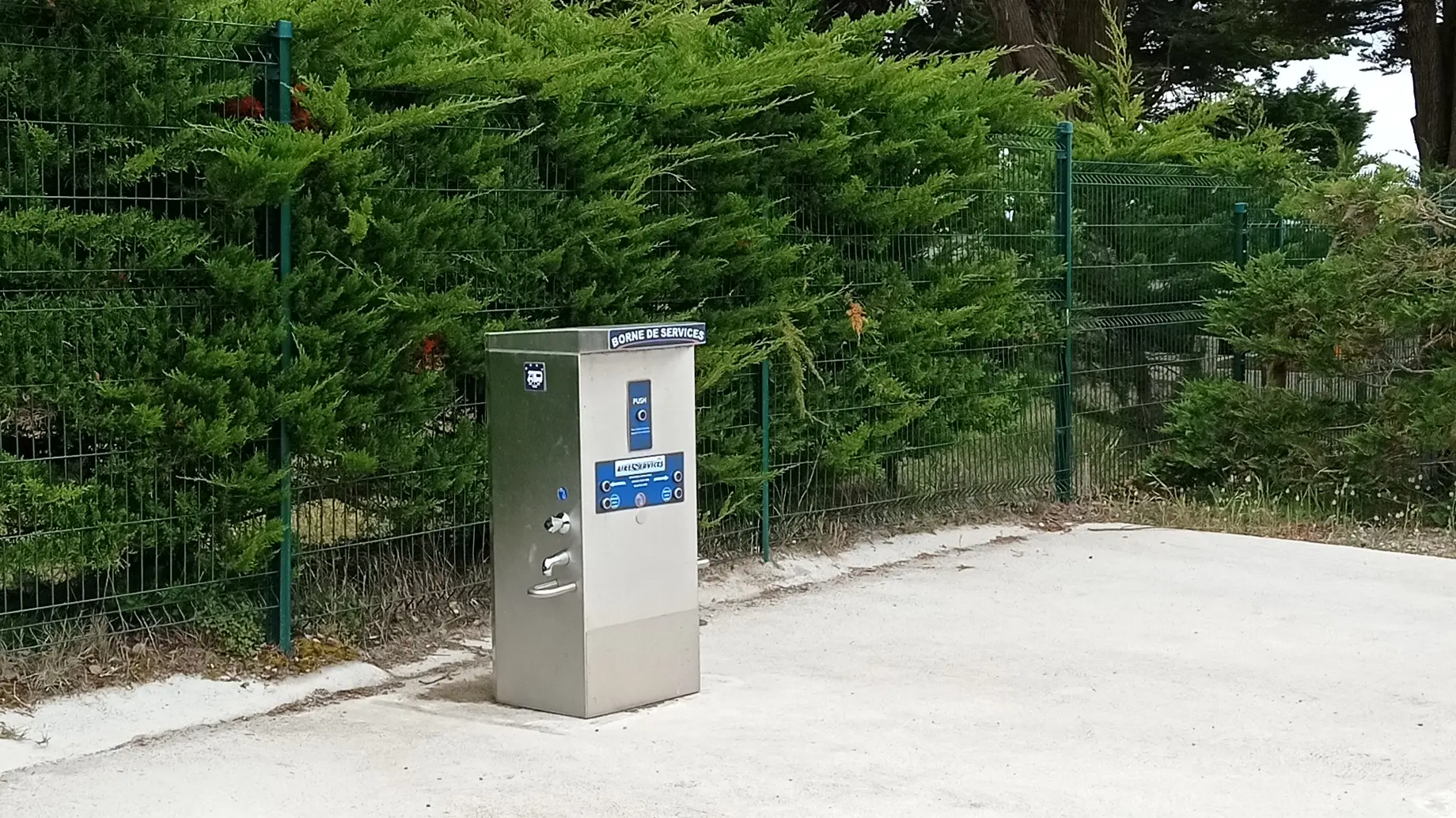 Borne camping car - Ile Tudy - Pays Bigouden