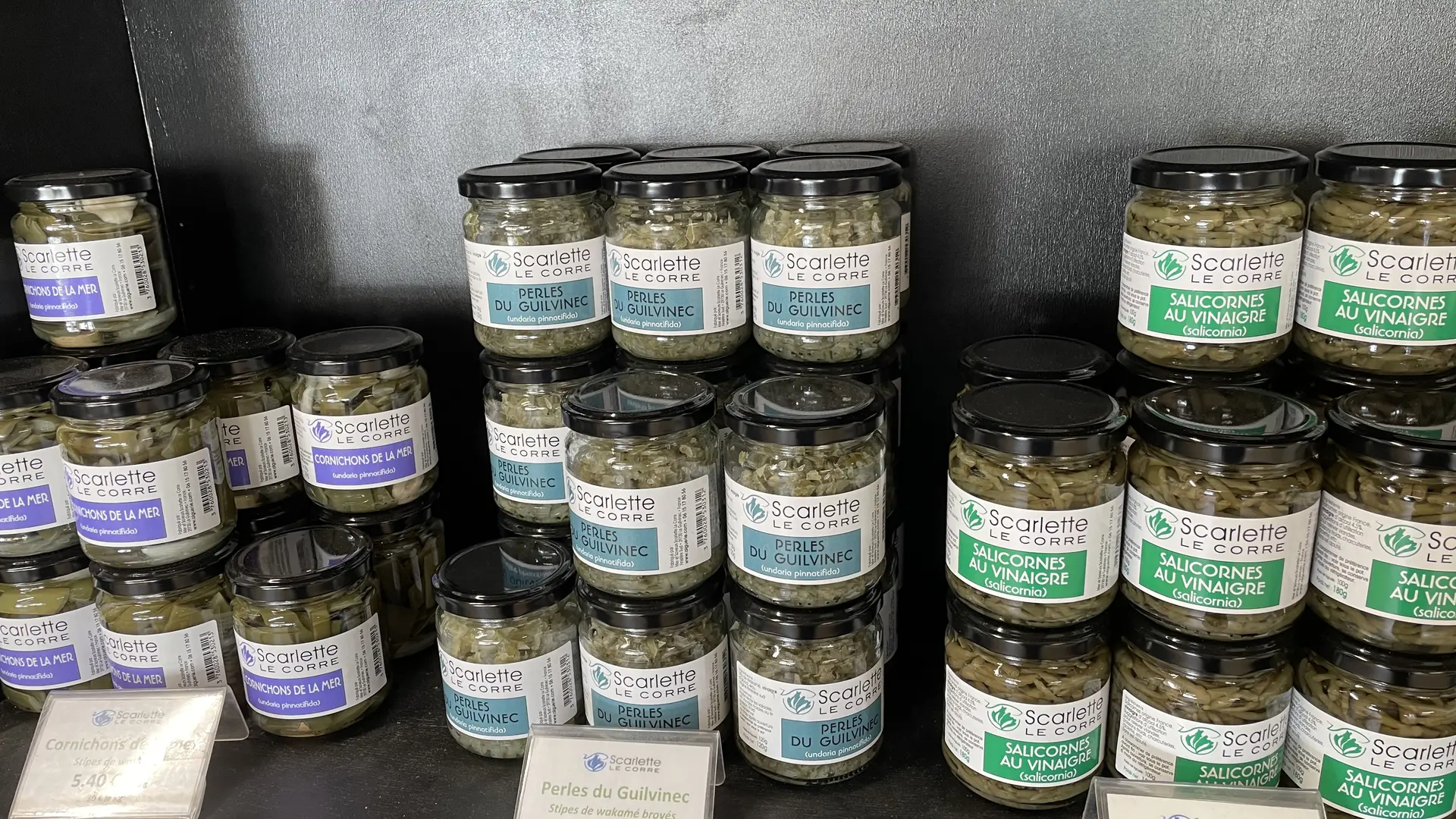 Boutique de Scarlette Le Corre - Mer et Saveurs - Guilvinec - Pays Bigouden