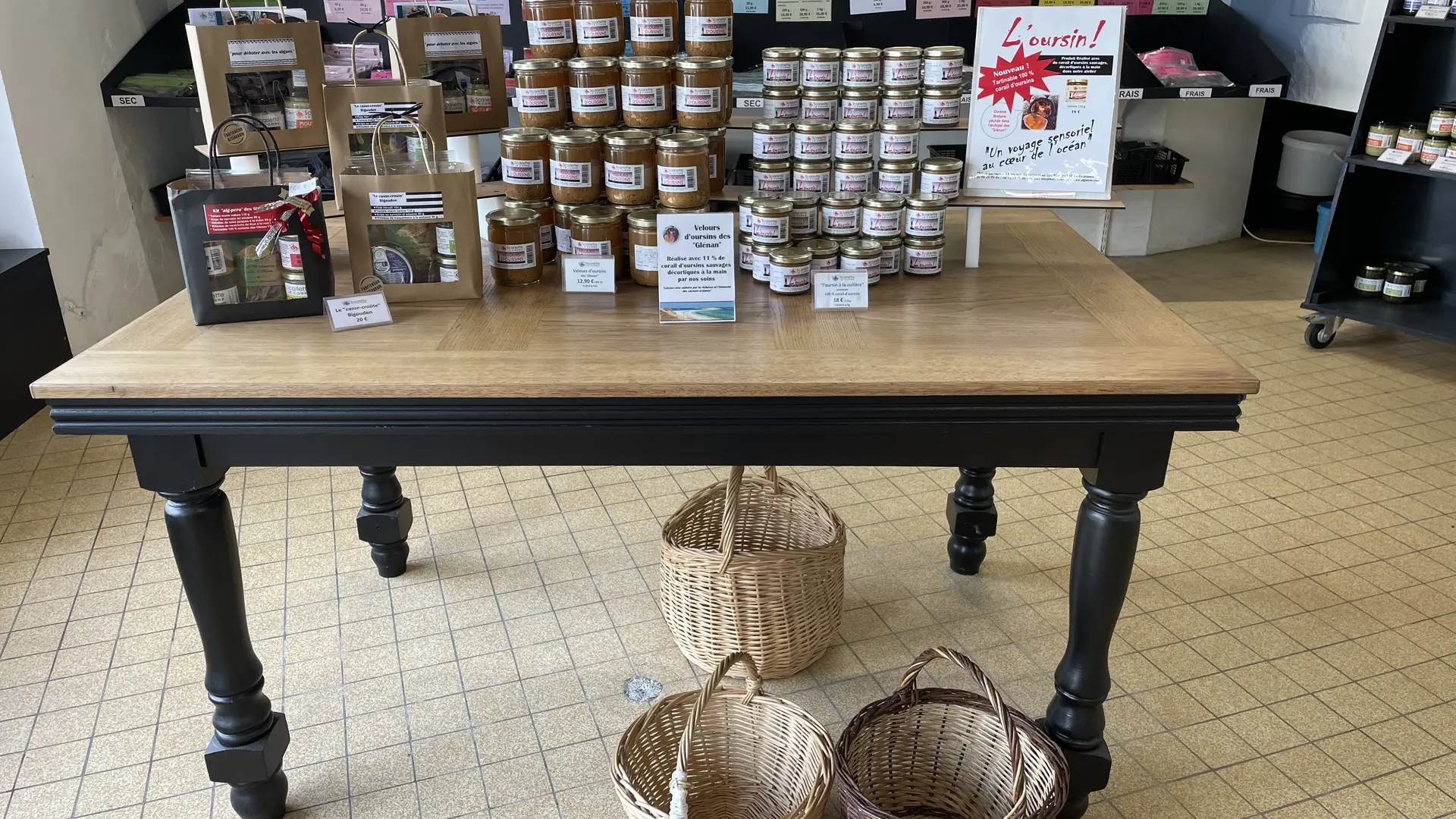 Boutique de Scarlette Le Corre - Mer et Saveurs - Guilvinec - Pays Bigouden