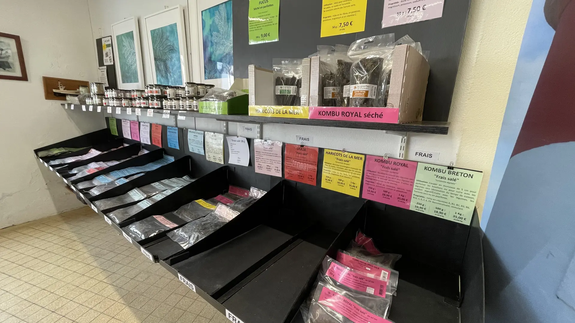 Boutique de Scarlette Le Corre - Mer et Saveurs - Guilvinec - Pays Bigouden