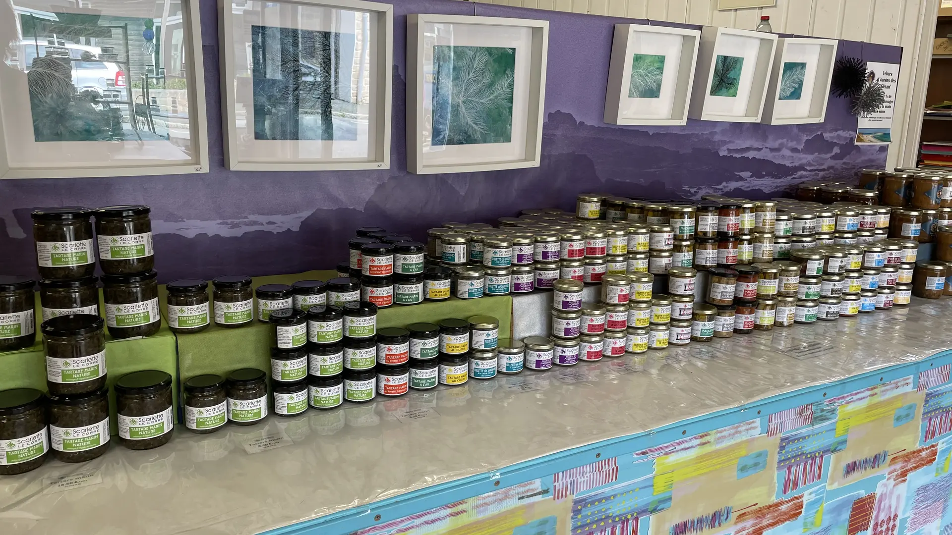 Boutique de Scarlette Le Corre - Mer et Saveurs - Guilvinec - Pays Bigouden