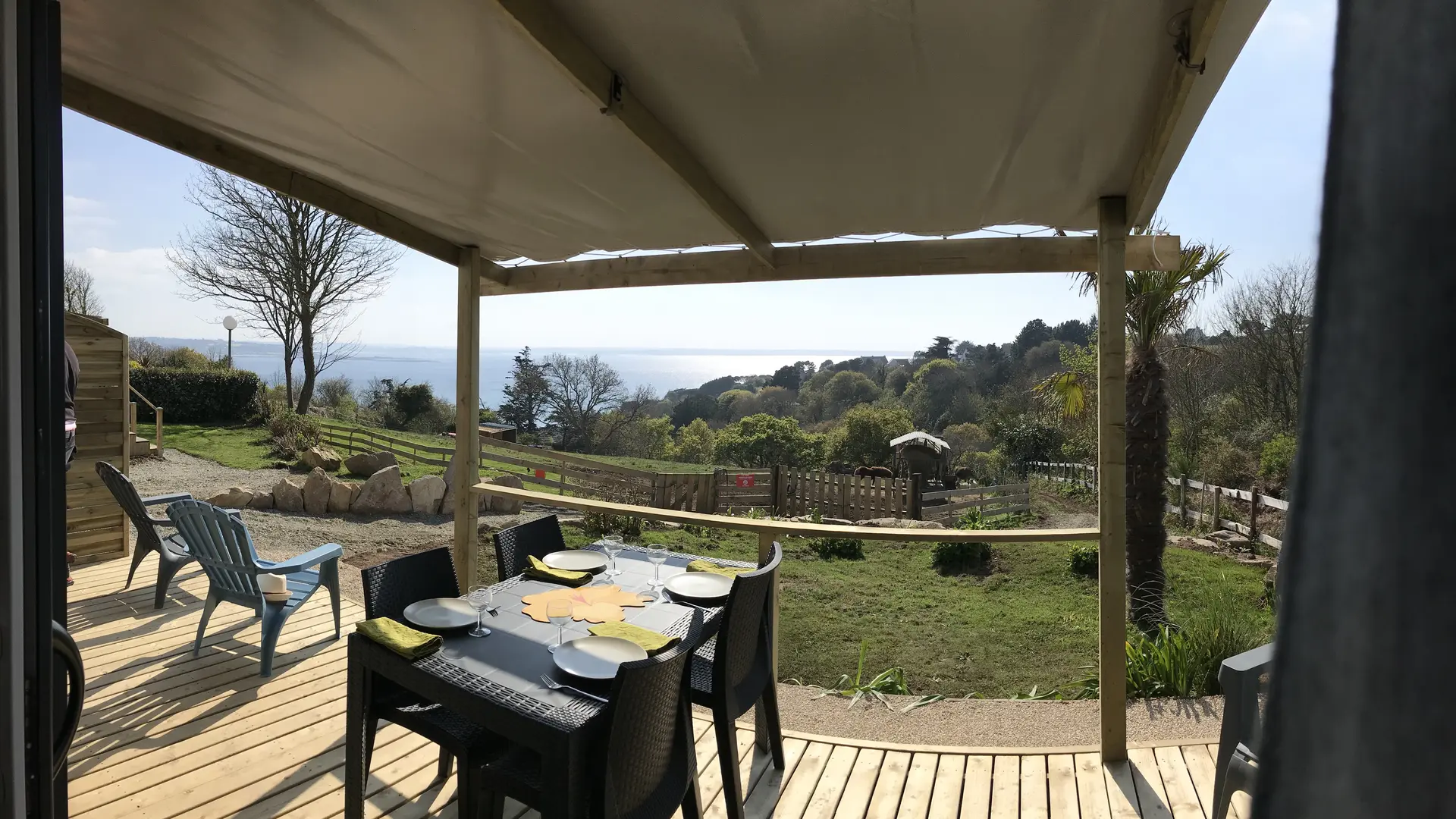 vue mer mobil home prestige