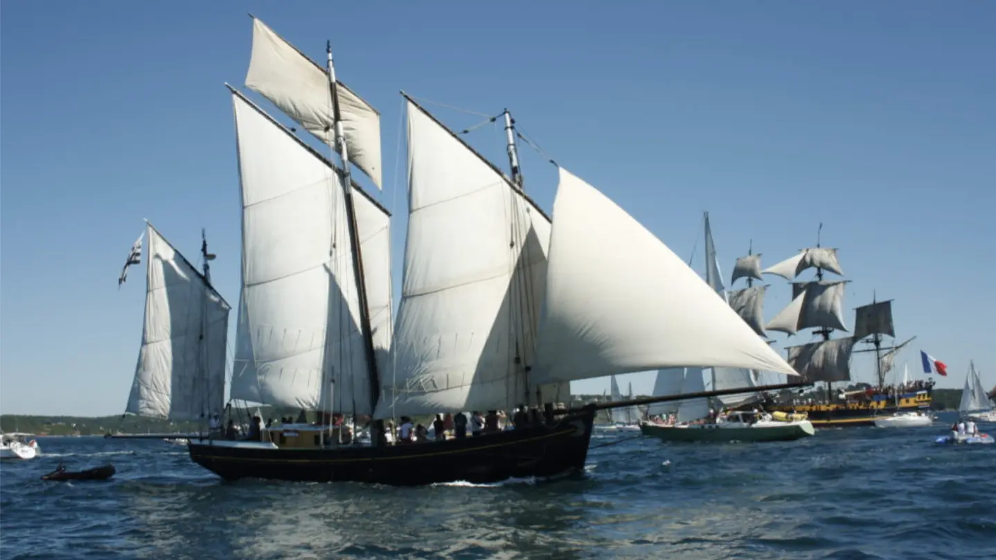 Croisière maritime  - Concarneau - Voilier Corentin - Lougre - 2