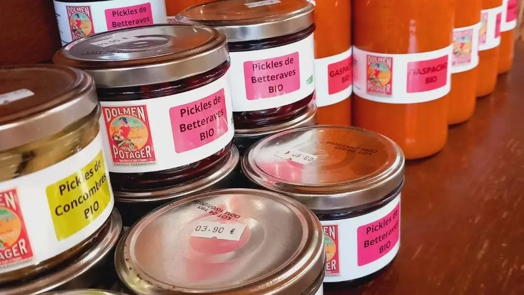 Les pickles et gaspacho de Dolmen & Potager