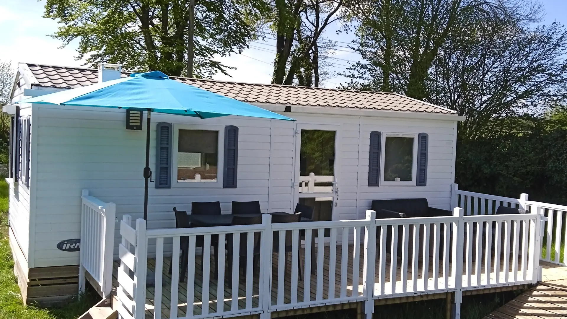 Mobil-home extérieur