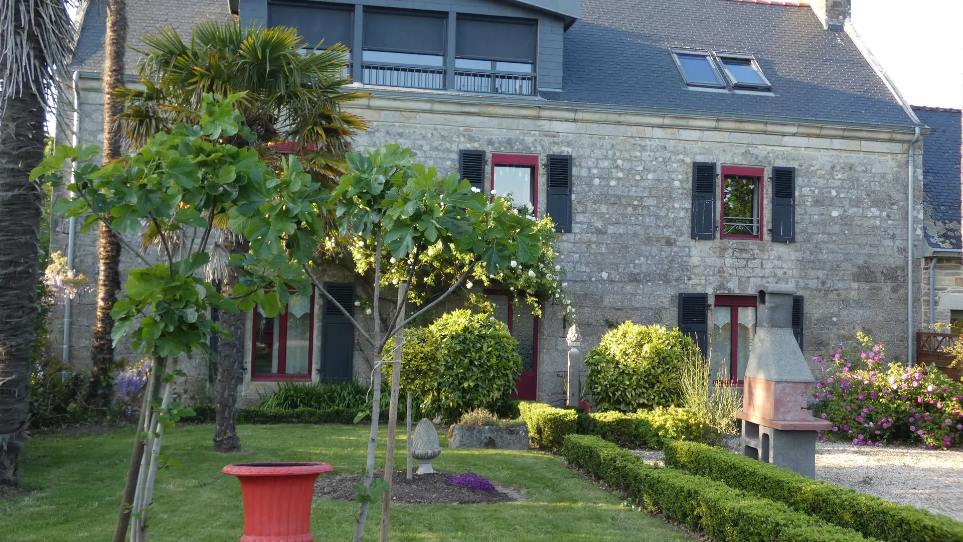 Vue devant la maison