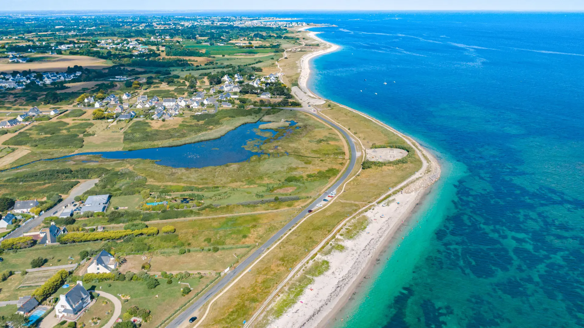 Plage de Pors treillen - Treffiagat -Pays bigouden sud