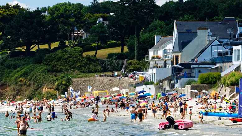 Plage des Sables Blancs à Concarneau