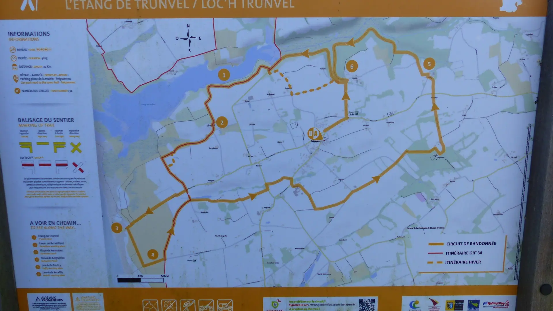 Circuit Etang de Trunvel - Tréguennec - Pays Bigouden