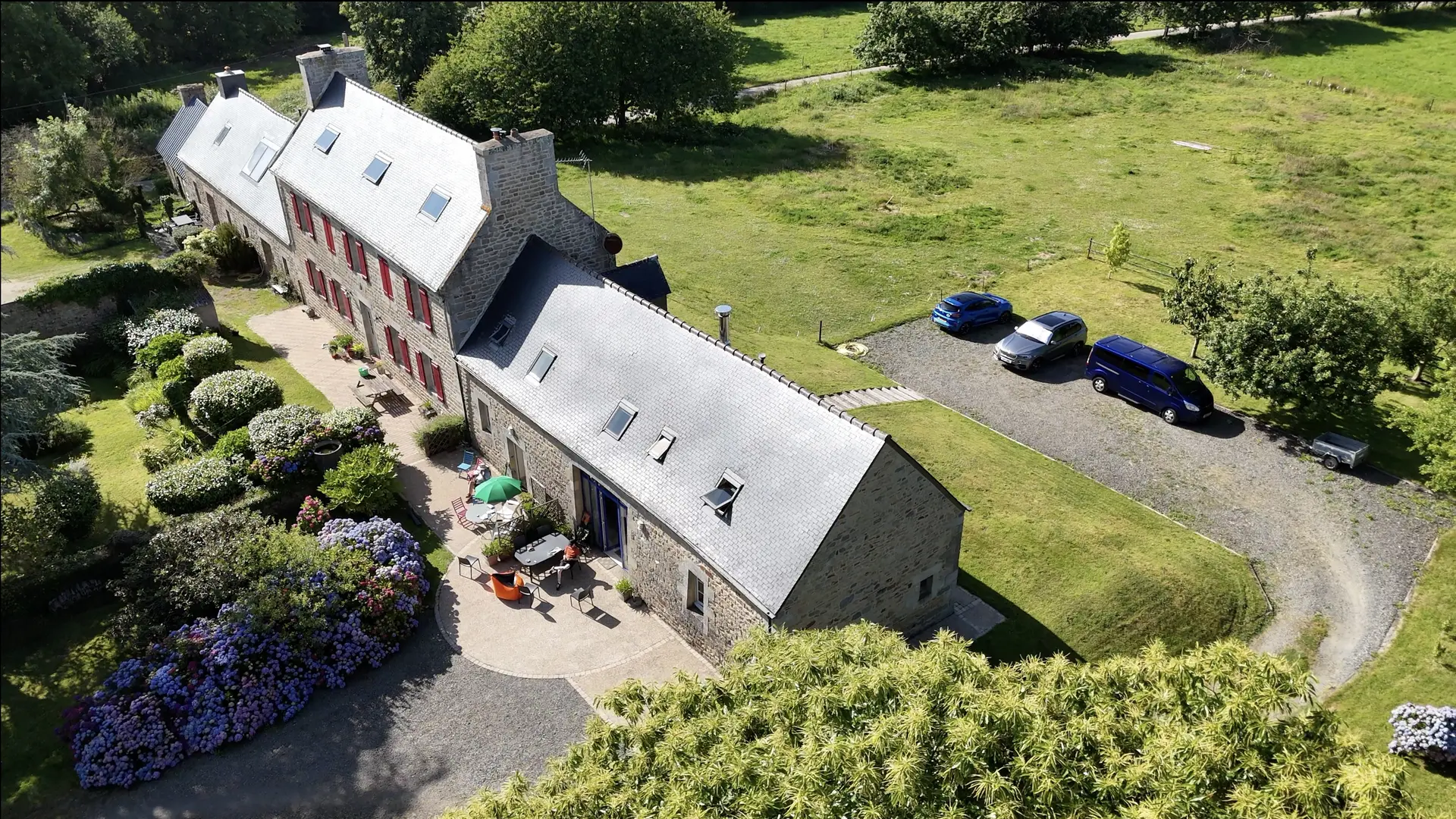 Ker Toud et La Grange vue aérienne