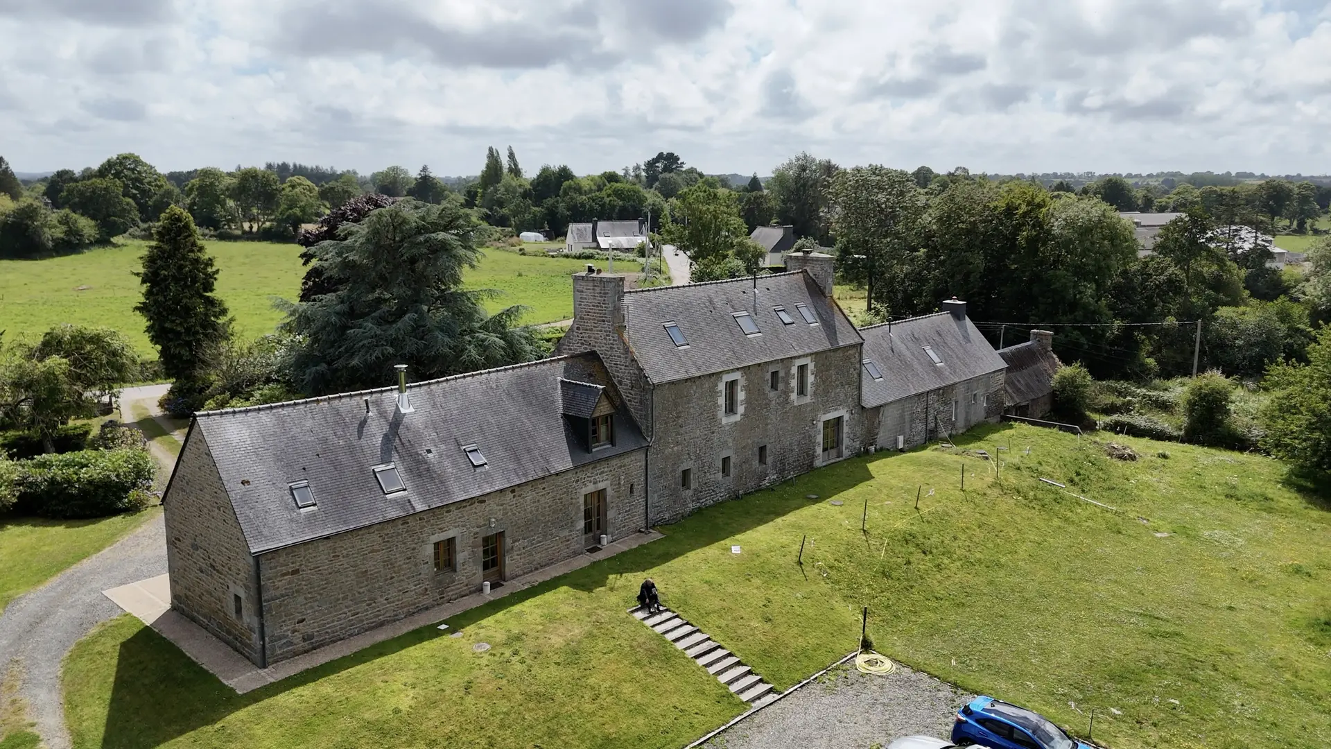 Ker Toud et La Grange vue aérienne