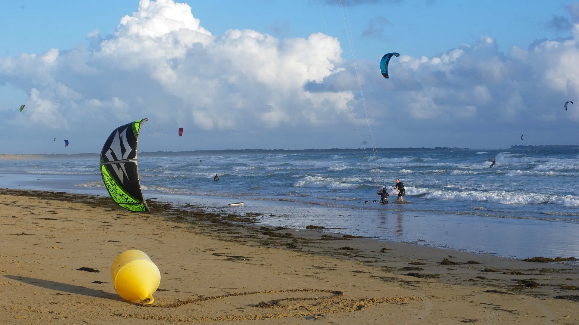 Plage de Kerhillio - Kite-surf