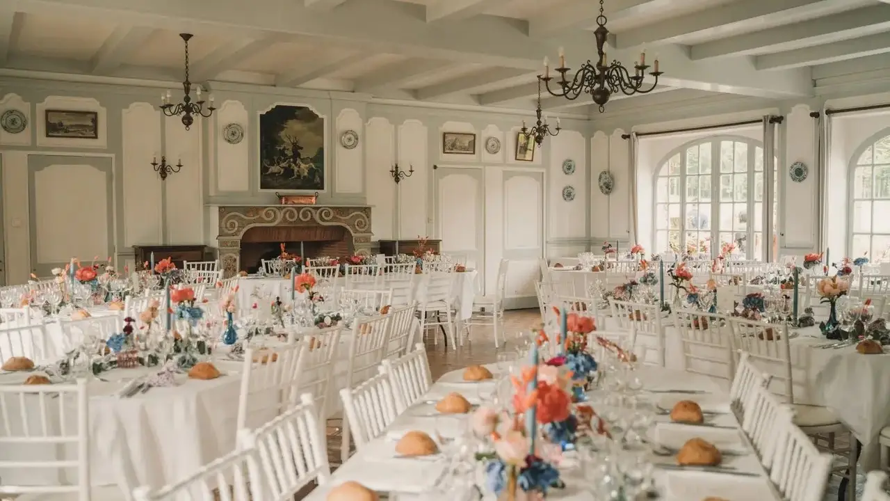 Salle de mariage au manoir du Stang