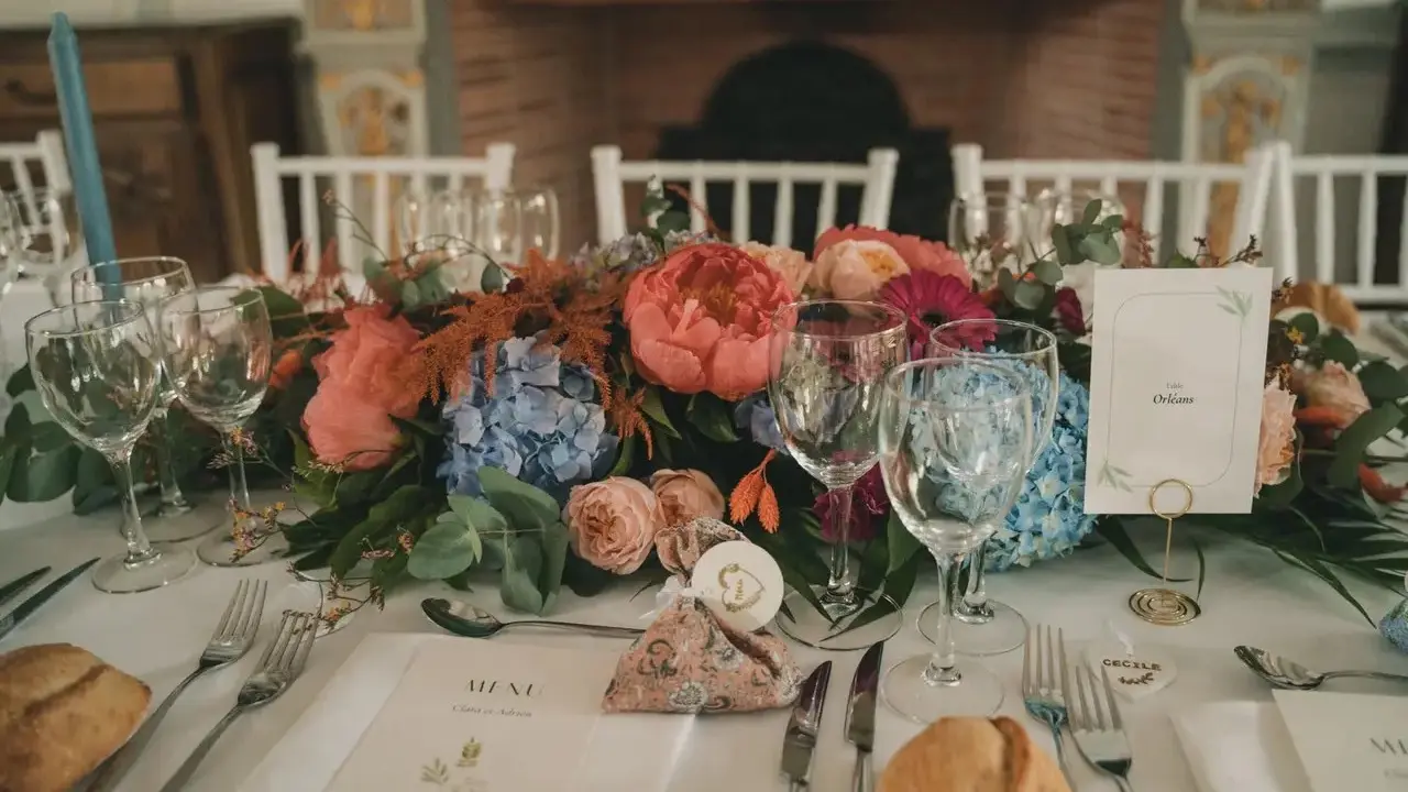 Repas de mariage au manoir du Stang