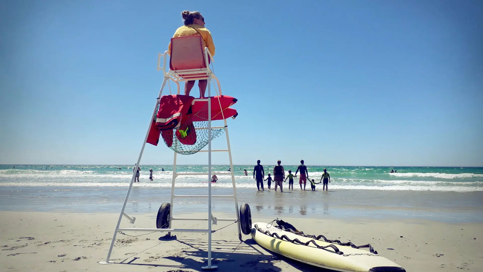 Surveillance plage Tronoën 3- Saint Jean Trolimon - Pays bigouden sud