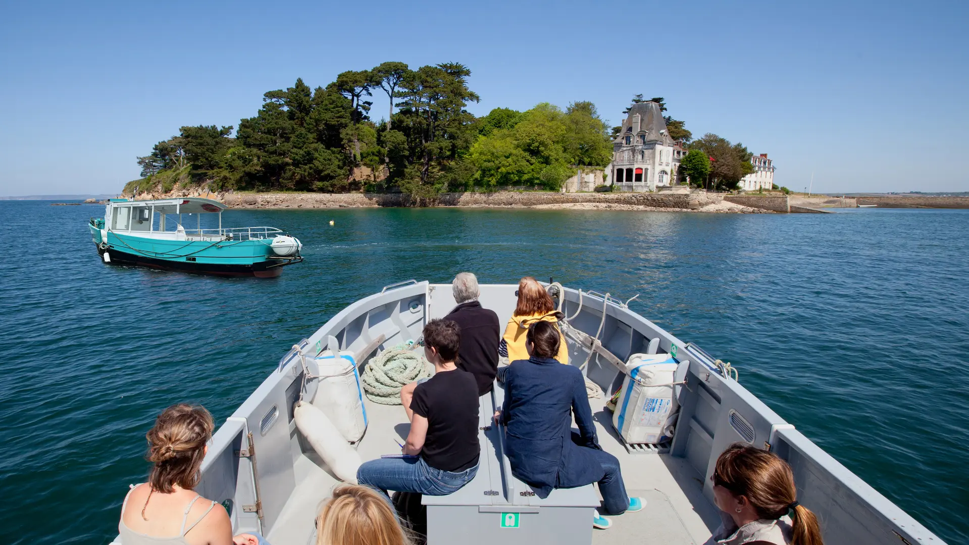 Traversée vers l'île Tristan en bateau