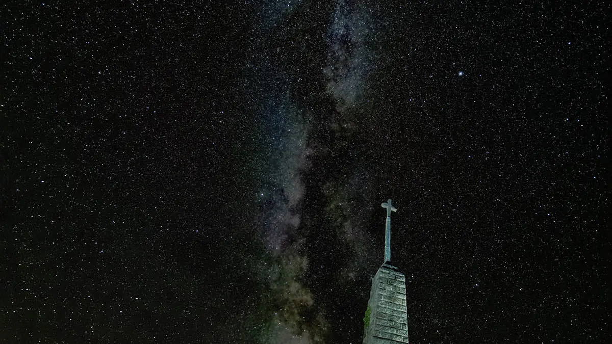 Voie_Lactée+calvaire