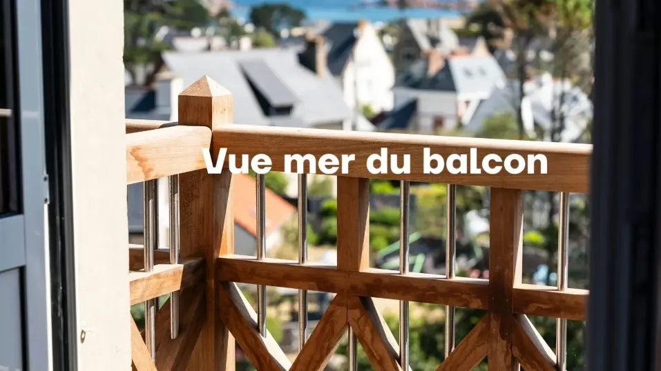 Vue MER du balcon