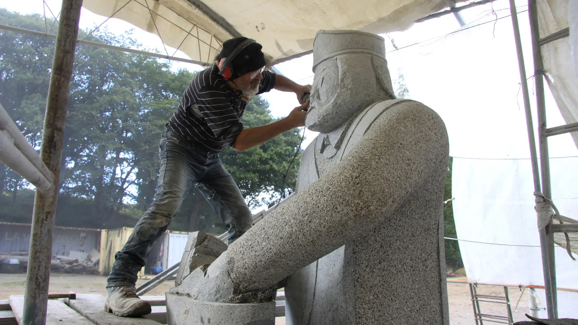 La Vallée des Saints Carnoët - Saint Alar en création par Patrice Le Guen