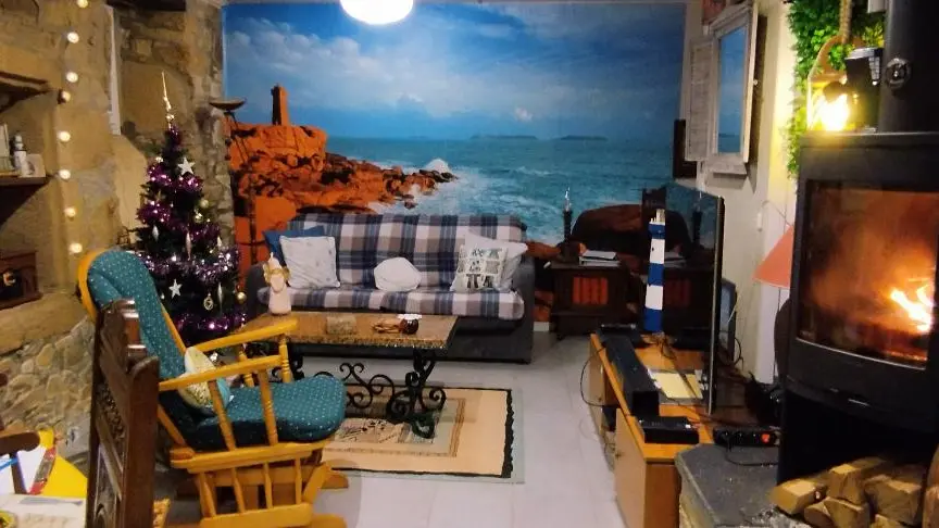 ambiance de soirée avec poele