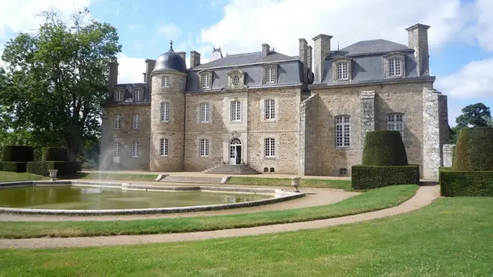 château Rosanbo bassin côté sud Monique Canet