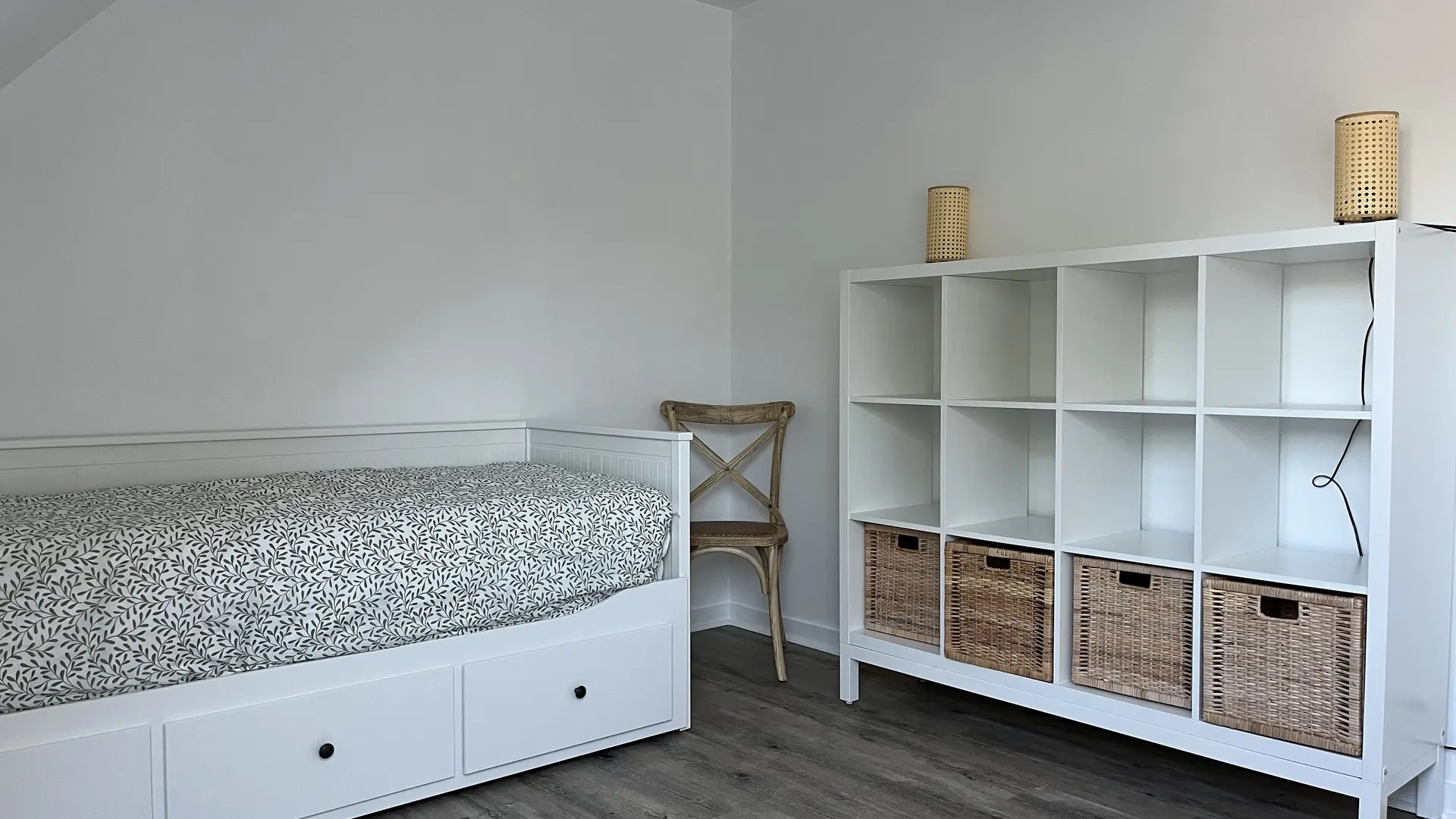 chambre 2 lit banquette double et lit 90 bis