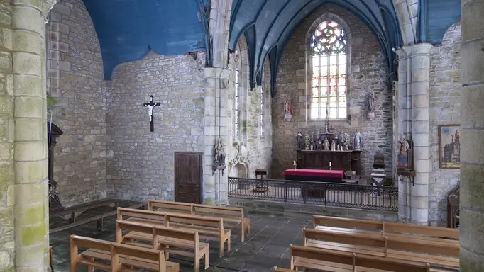 chapelle St Ivy intérieur Loguivy-Plougras©B. Bègne-Région Bretagne