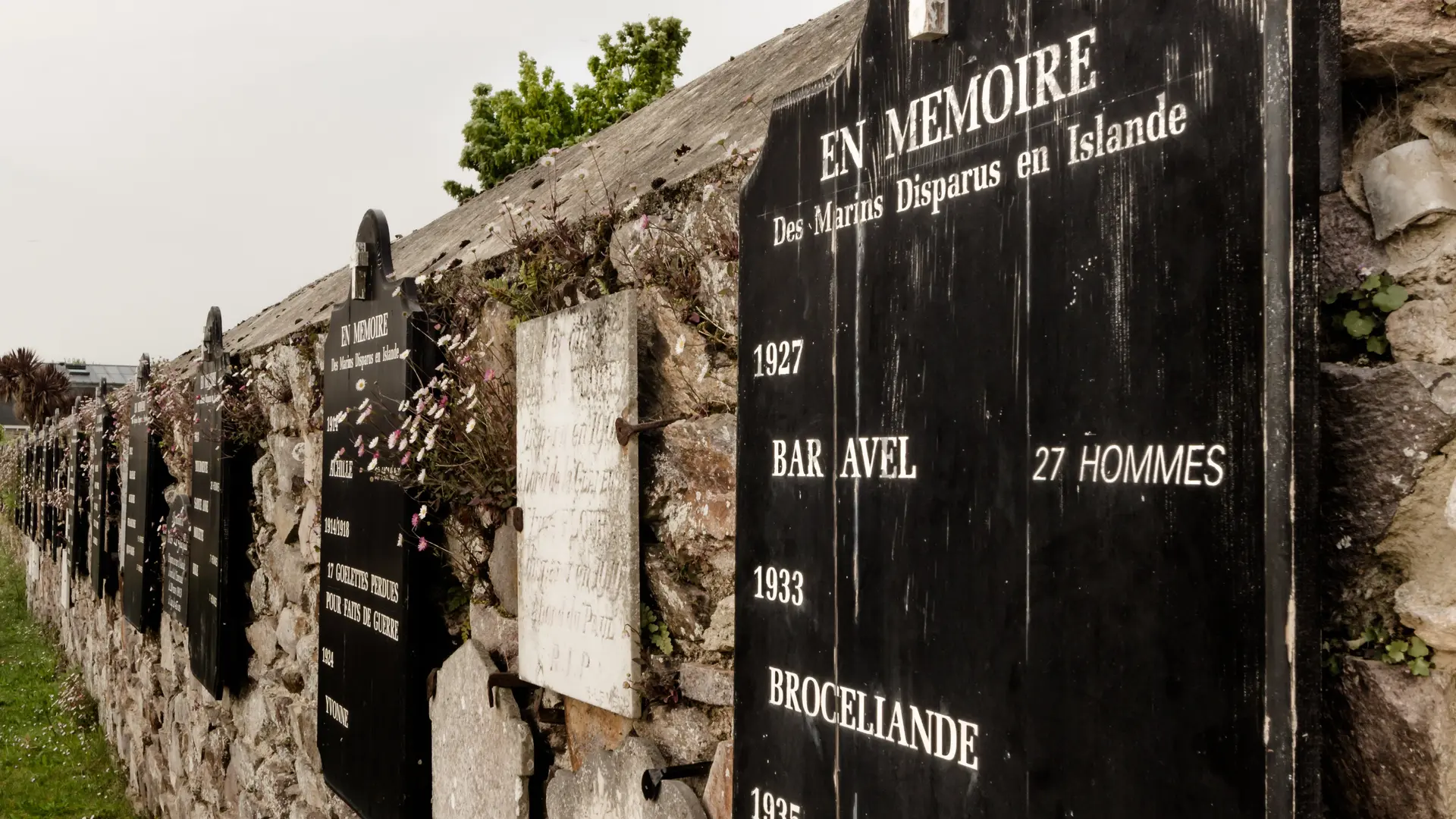 Le Mur des Disparus en Mer