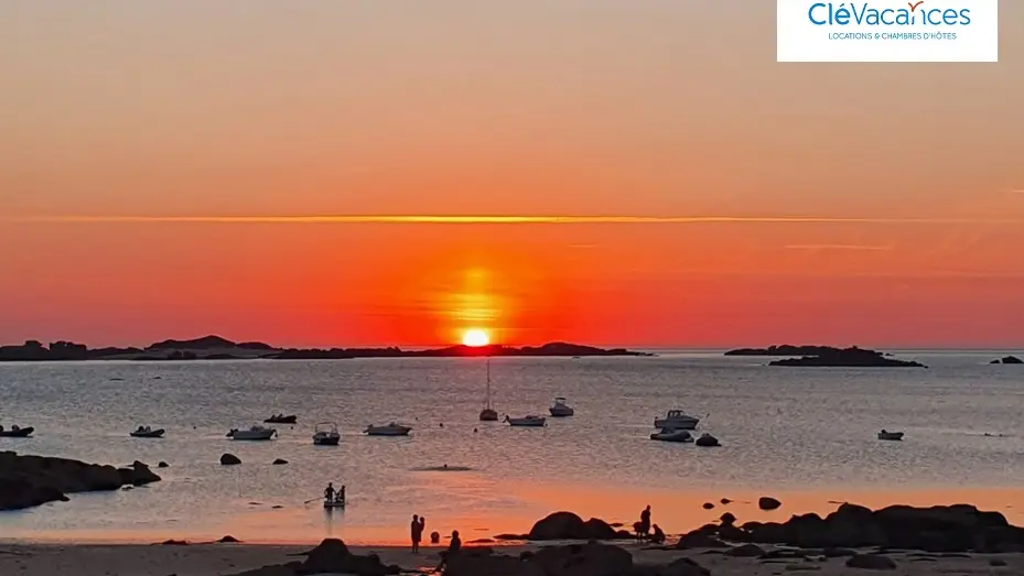 Coucher de soleil sur Pors Termen