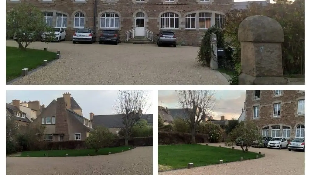 exterieur résidence - le logement étant le seul à l'arrière