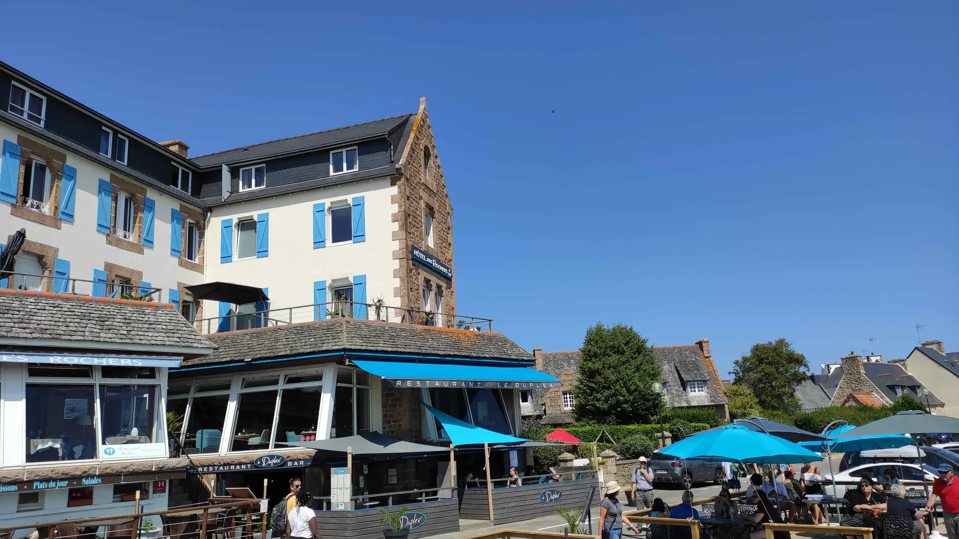 facade et terrasse duplex