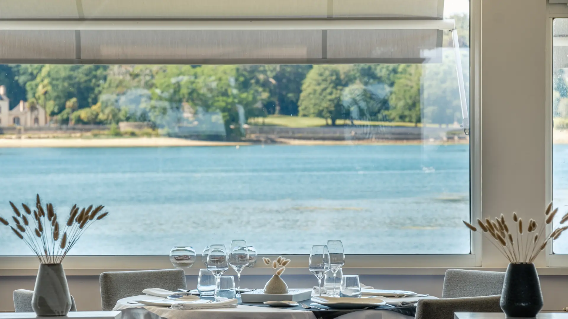 Restaurant vue sur l'anse de Penfoulic