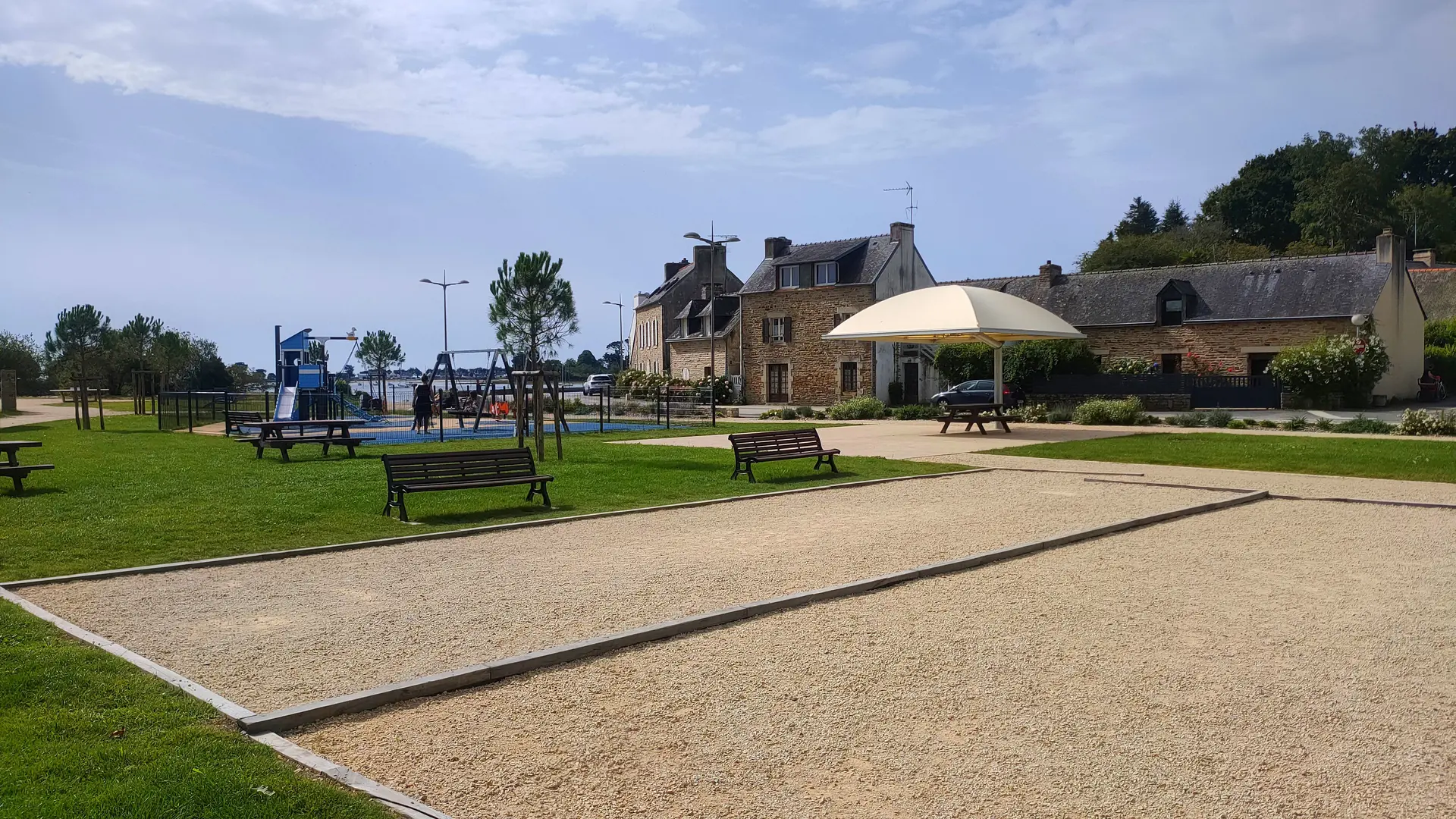 Boulodromes du jardin de la Cale