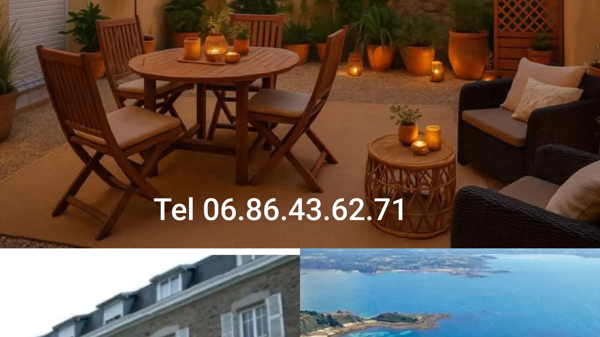 jardin privatif extérieur aménagement luminaire et cosy sur la période estivale