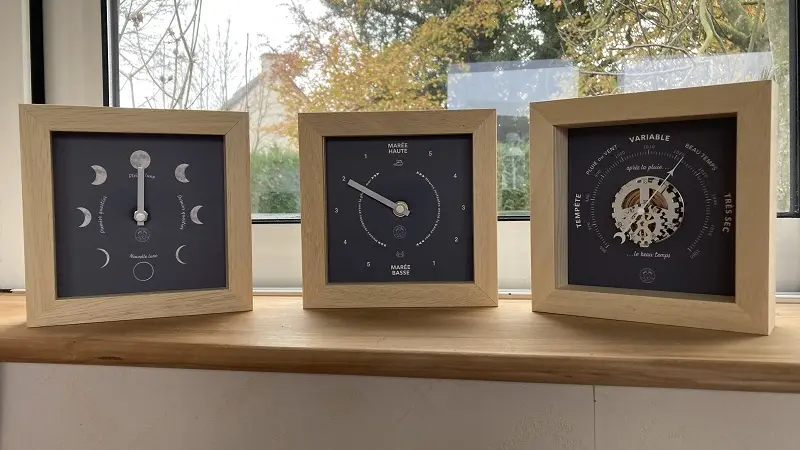 Les pieds dans l'eau-horloge des marées-Saint-Sulliac