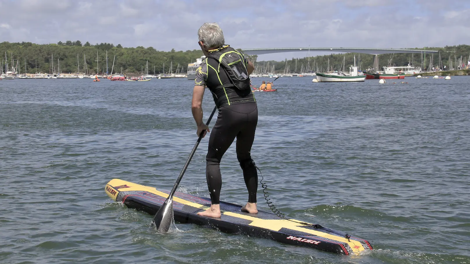 Activité nautique sur l'Odet
