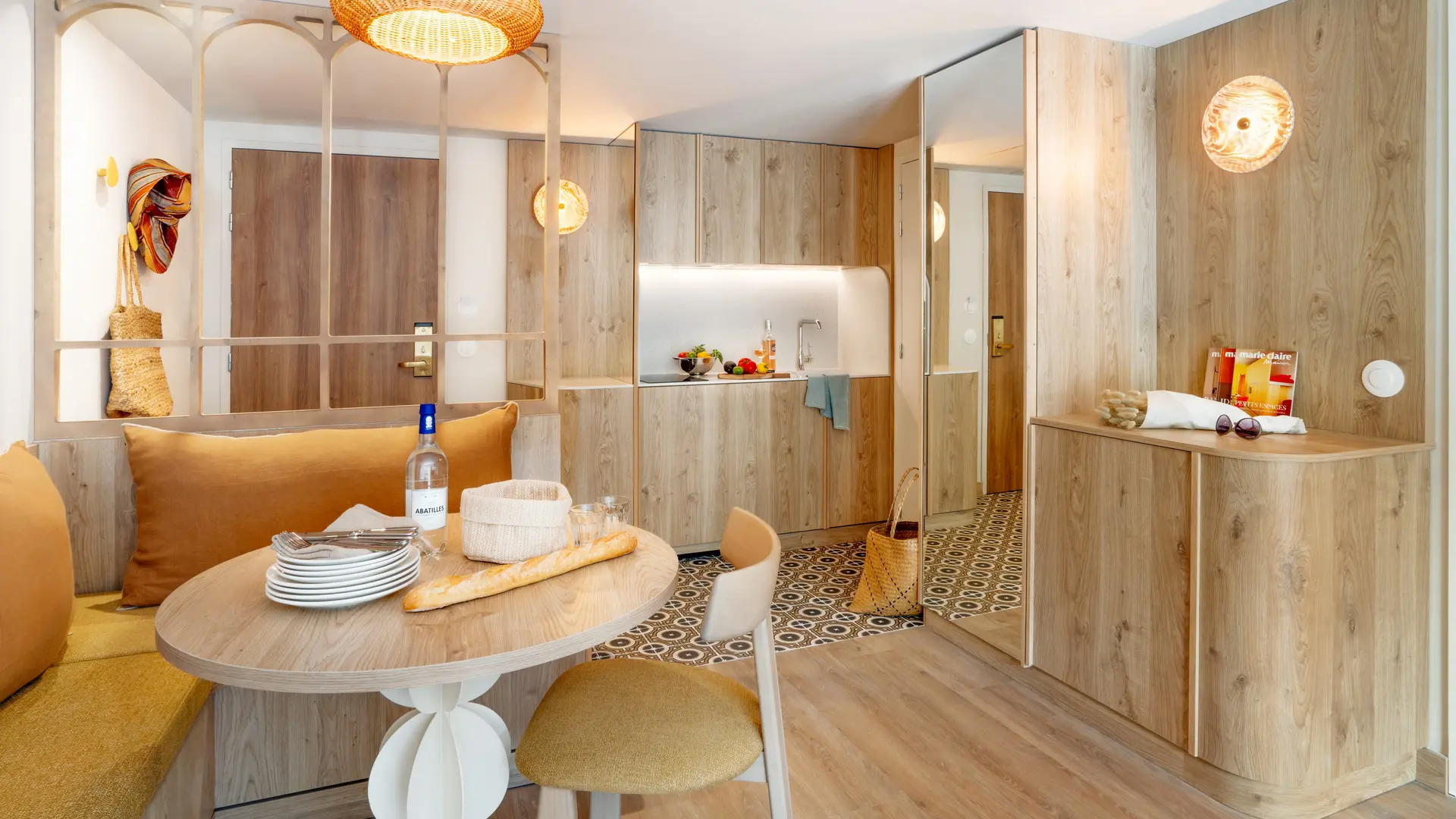 Appartement 1 chambre 1 salon - 1