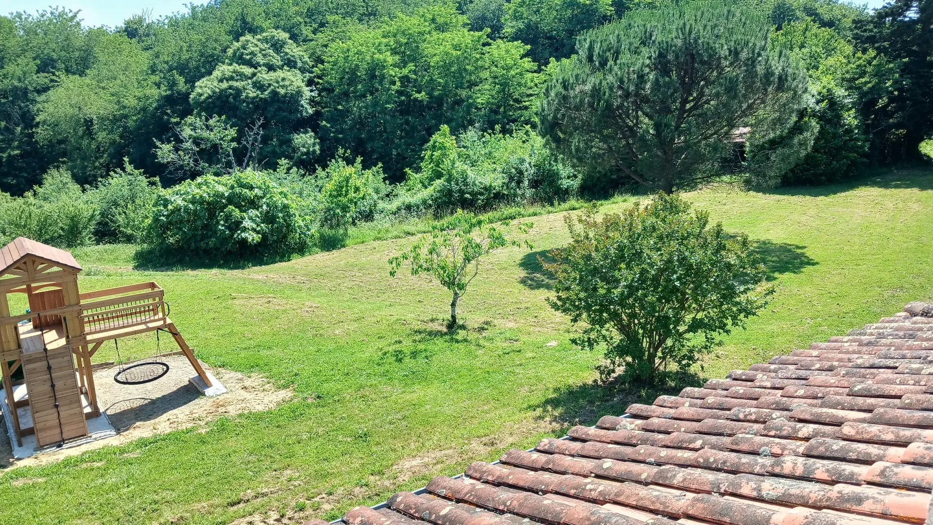 2026-Vue jardin de la chambre 2_gîte_le jardin d'André Laurède