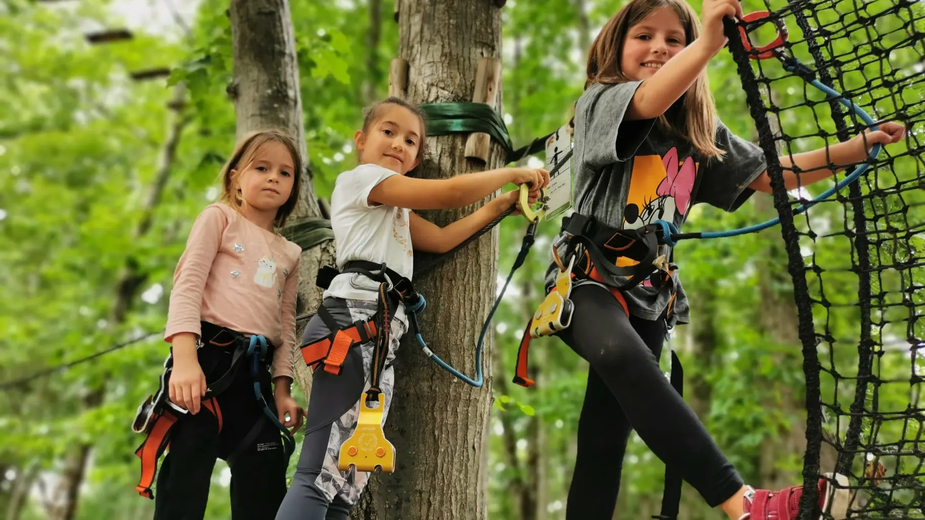 Aventure Parc - Bosdarros -Les parcours